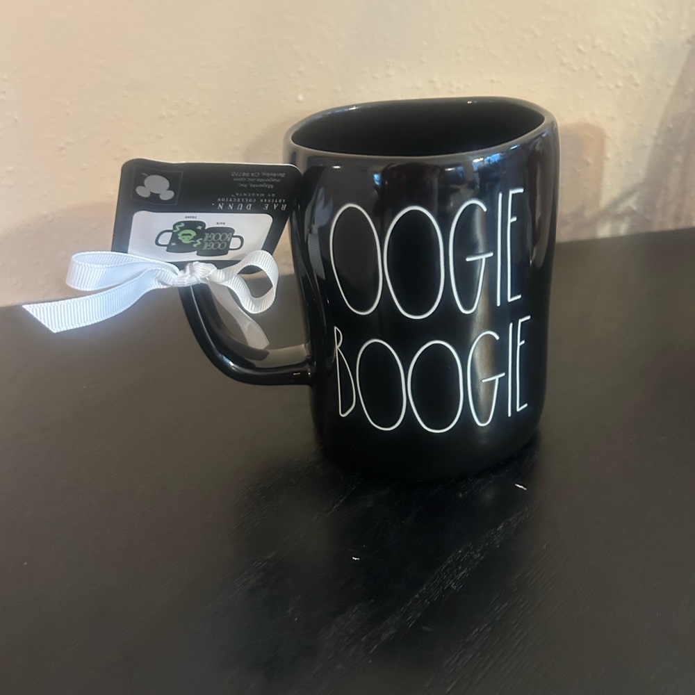 Rae Dunn Black Oogie Boogie Mug